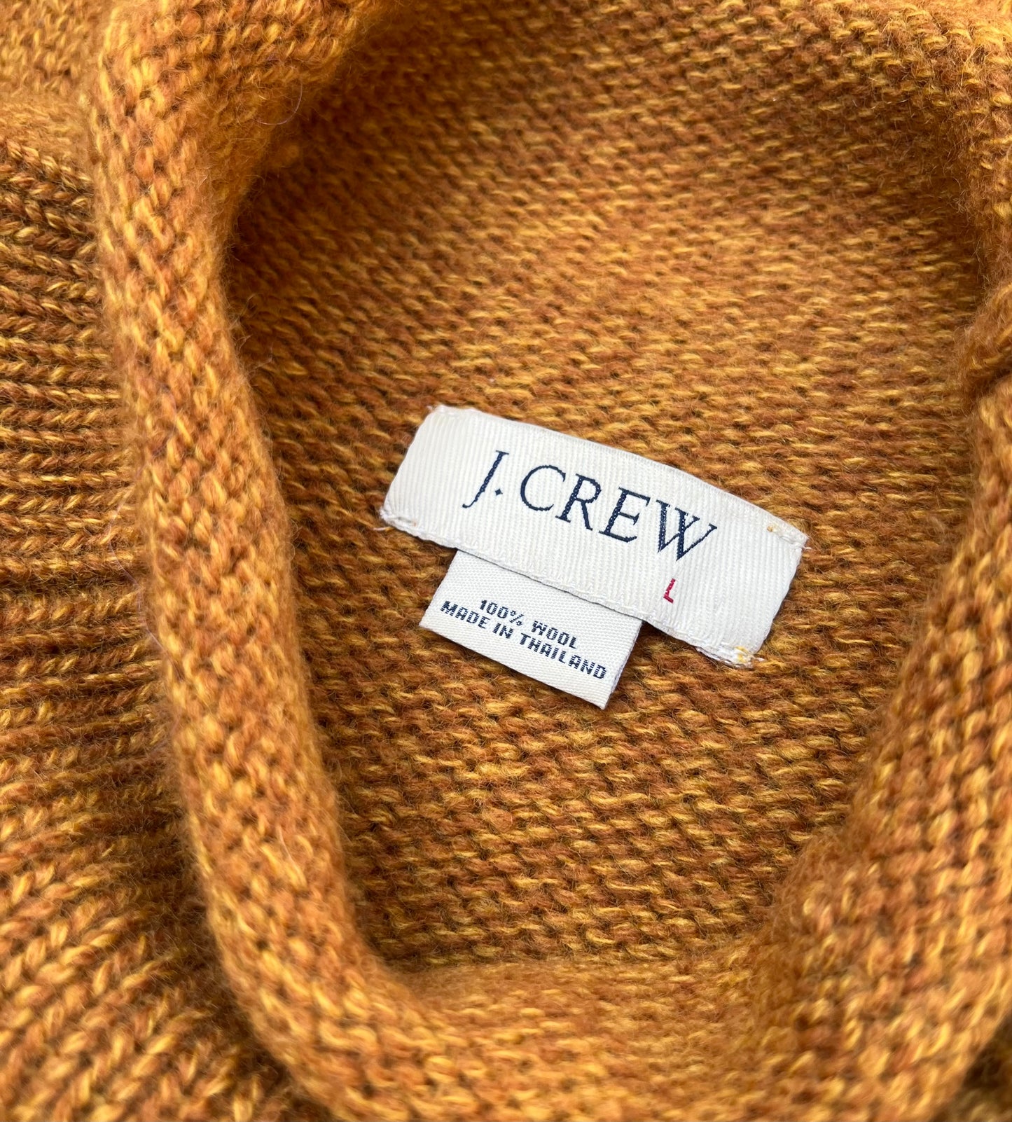 00s J.Crew Wool Roll Neck Sweater (XL)