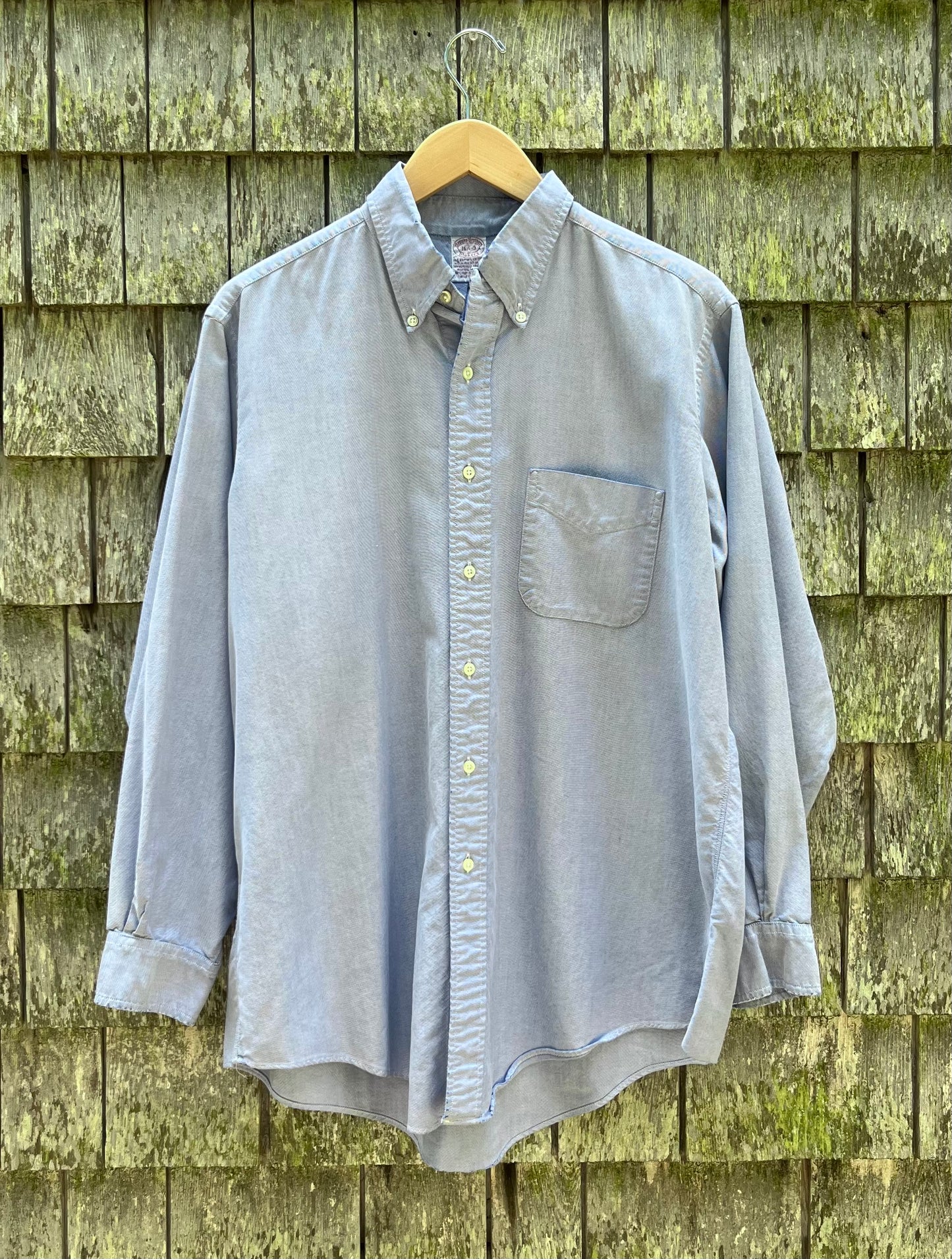 90s Brooks Brothers Cotton Oxford Cloth Button Down Shirt (L)