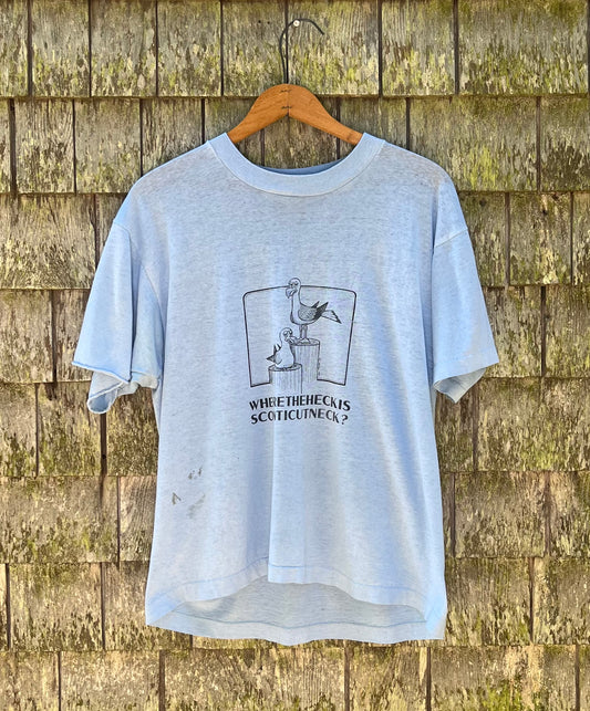 90s ‘Where the Heck is Sconticut Neck’ T-Shirt (M/L)