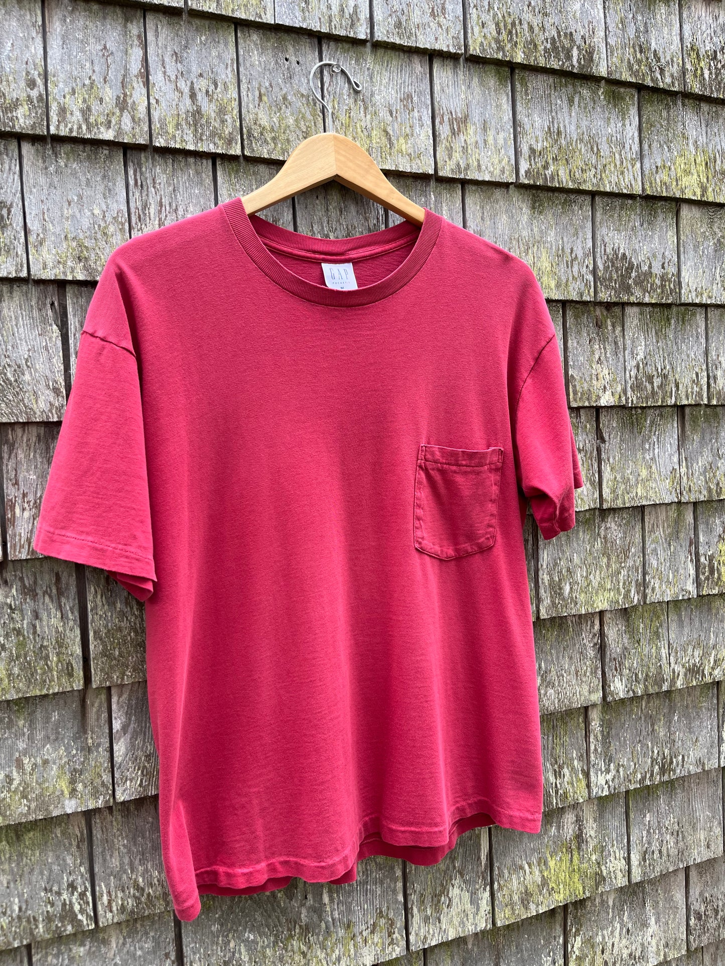 90s GAP Cotton Pocket T-Shirt (M/L)