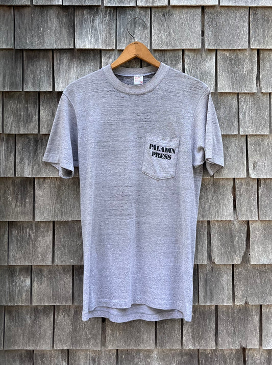 80s Paladin Press Publishing Pocket T-shirt (S)