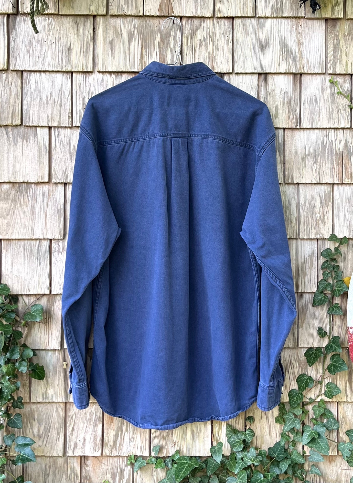 90s Eddie Bauer Chamois Flannel Button Down Shirt (L)