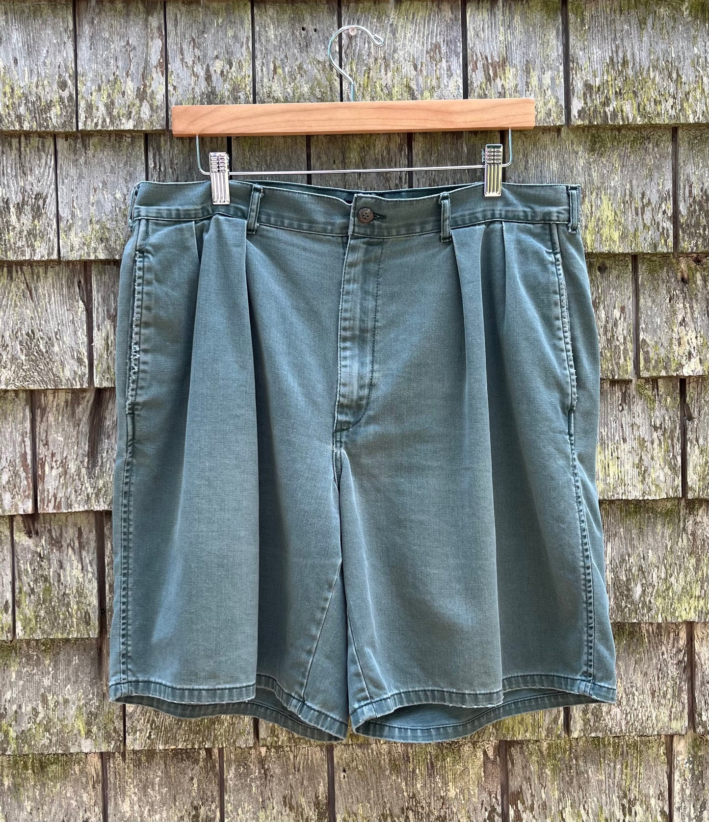 90s Polo Ralph Lauren Pleated Front Cotton Twill Shorts (34”)