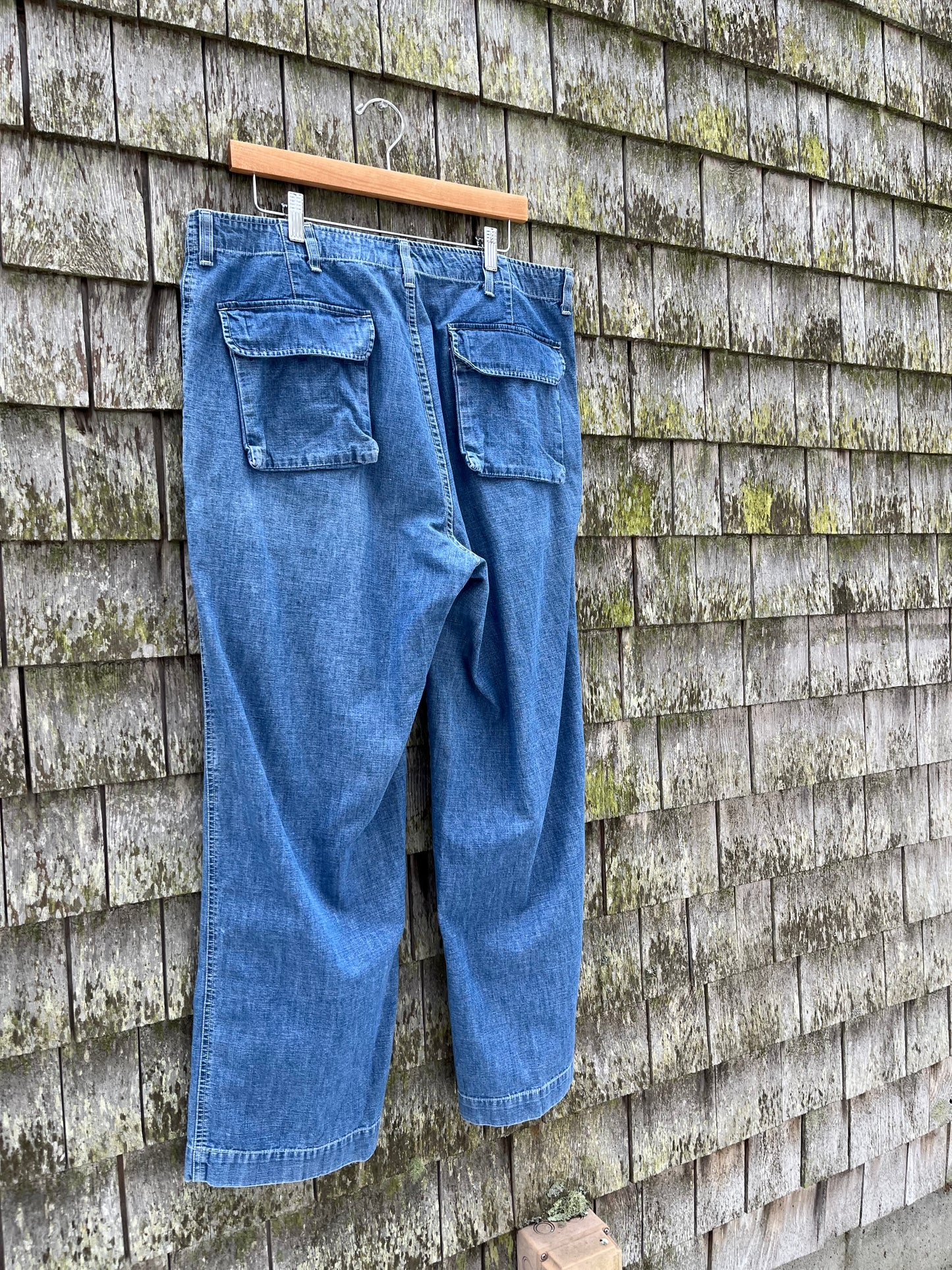 90s Polo Ralph Lauren Cotton Chambray Fatigue Style Pants (36/30)