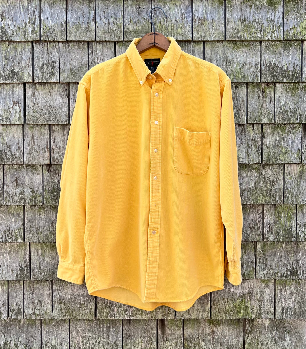 90s J.Crew Corduroy Button Down Shirt (L)