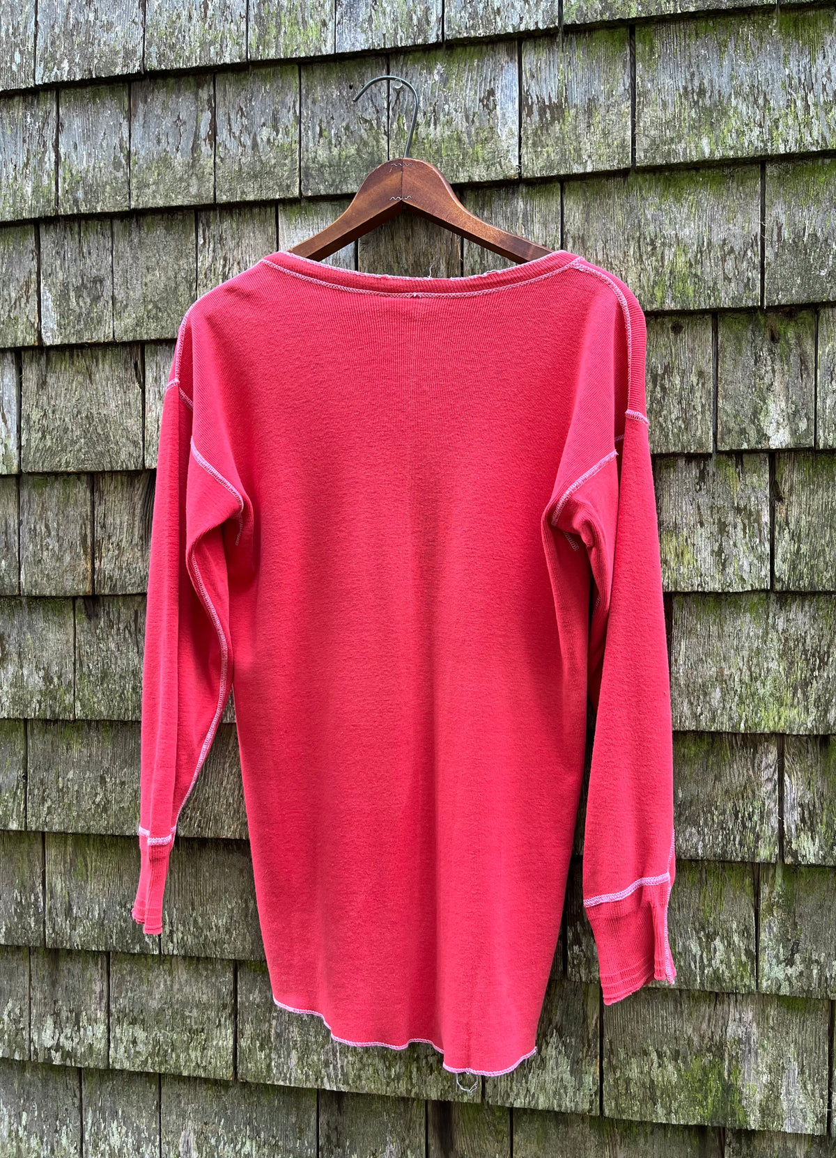 70s Healthknit Cotton Henley Shirt (S)