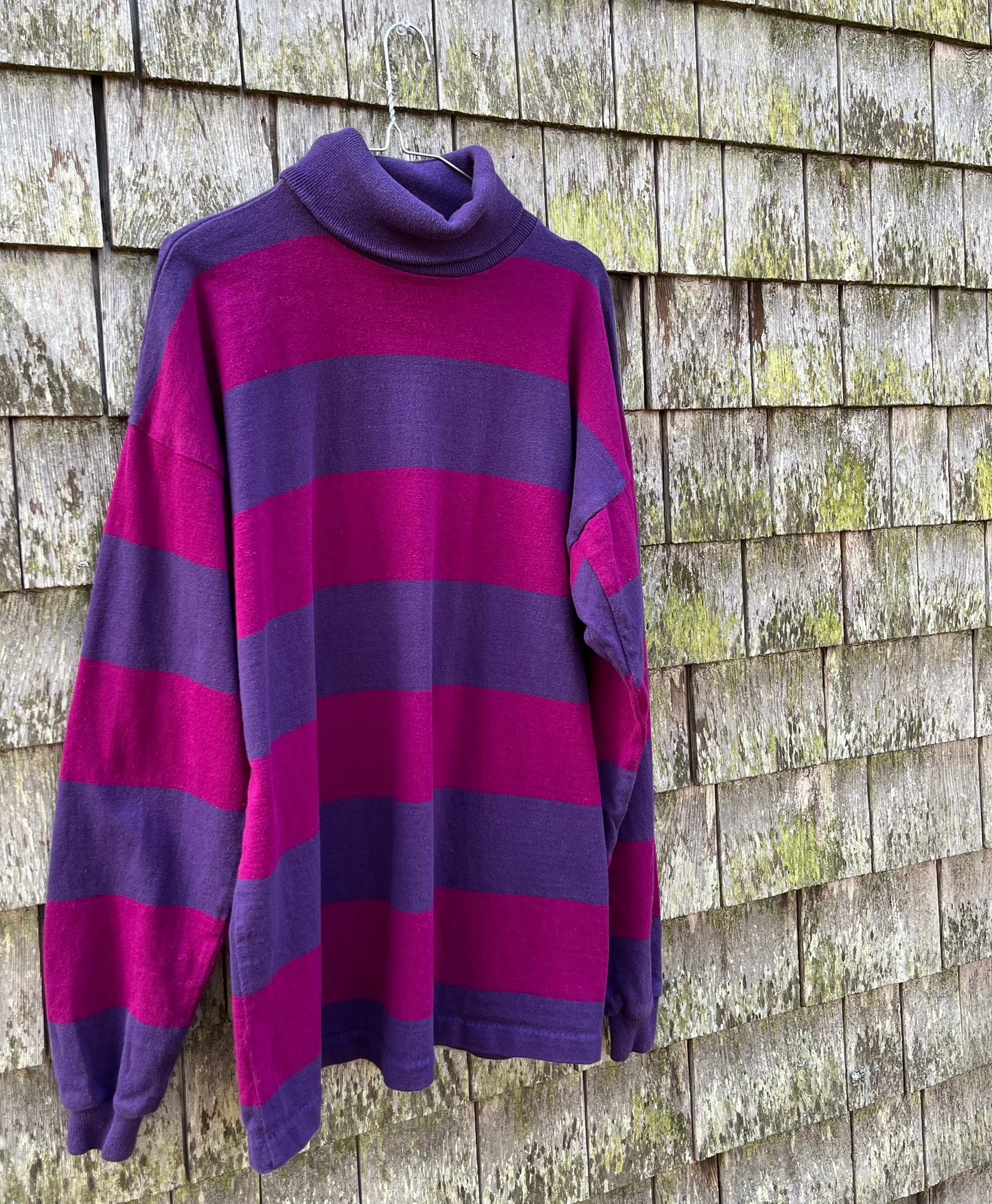 90s L.L. Bean Turtleneck Rugby Shirt (L)