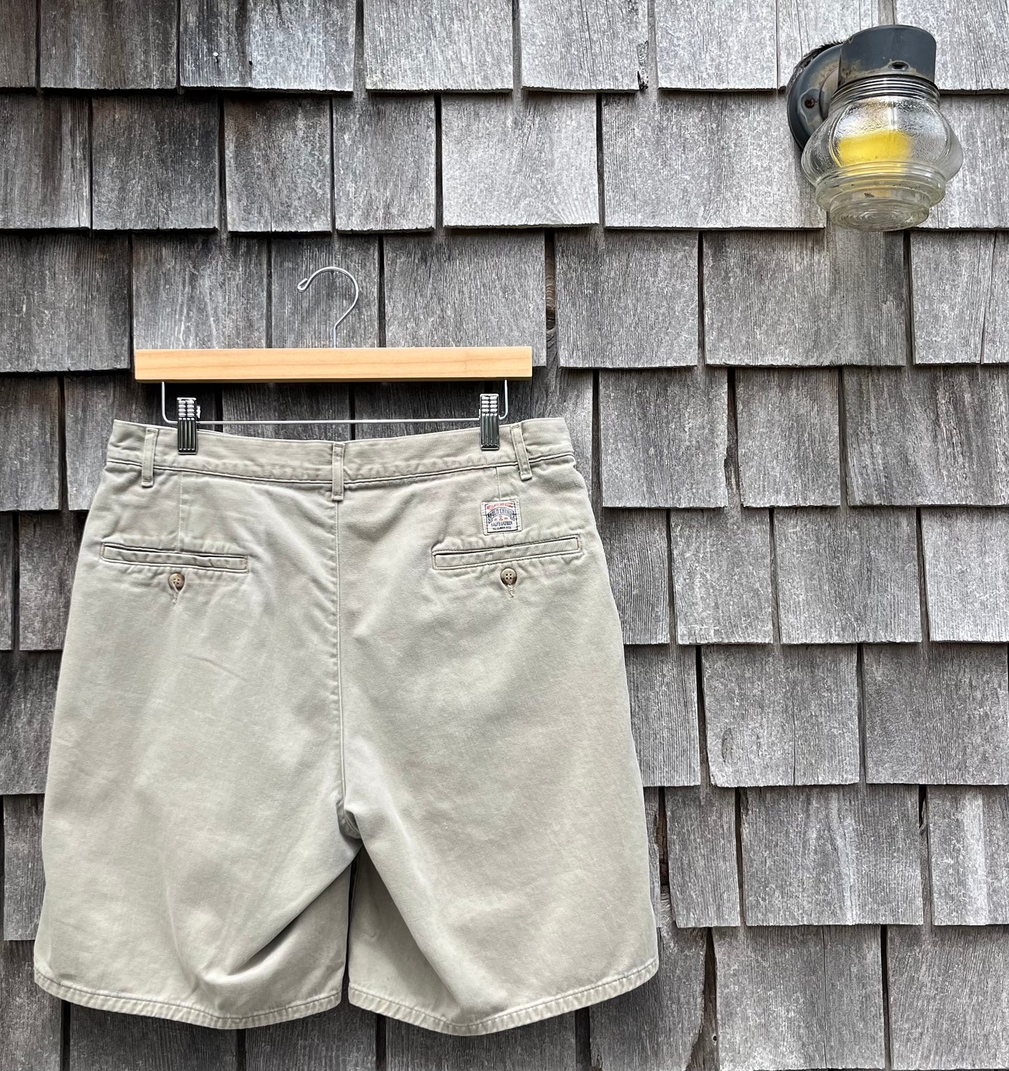 90s Polo Ralph Lauren Pleat Front Cotton Shorts (32/9)
