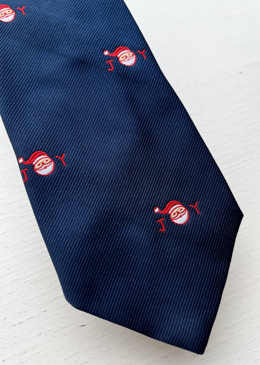 70s Chipp Santa Claus Christmas Joy Emblematic Tie