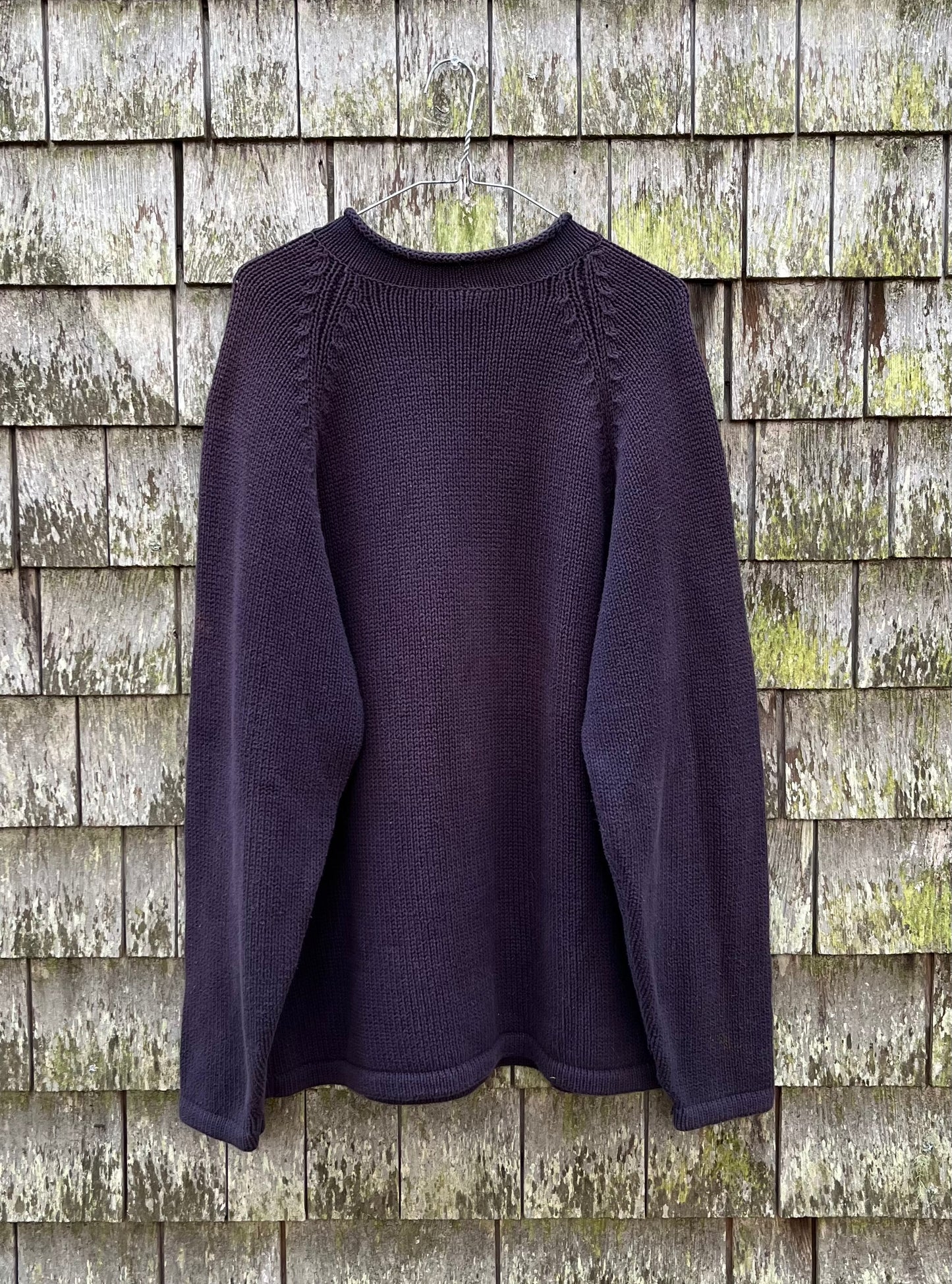 90s J.Crew Cotton Roll Neck Sweater (XL)