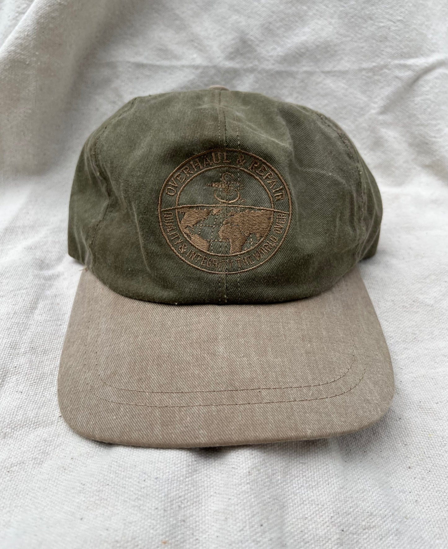 90s Overhaul & Repairs Boatyard New England Caps Strapback Hat (OSFA)