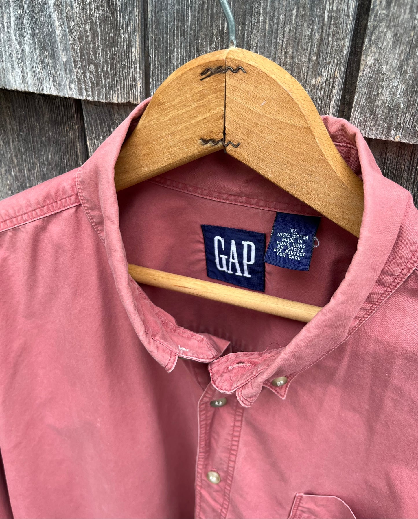 90s GAP Lightweight Cotton Button Down Shirt (XL)