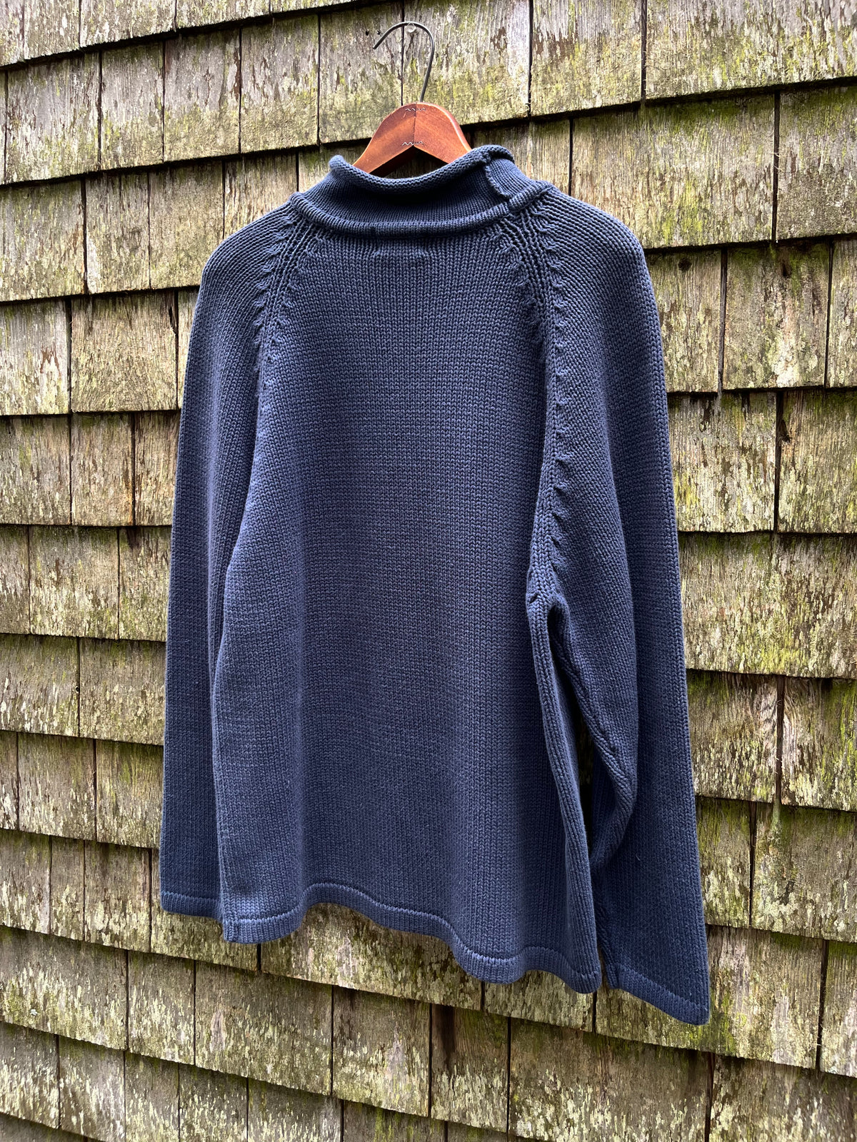 90s J.Crew Rollneck Cotton Knit Sweater (M/L)