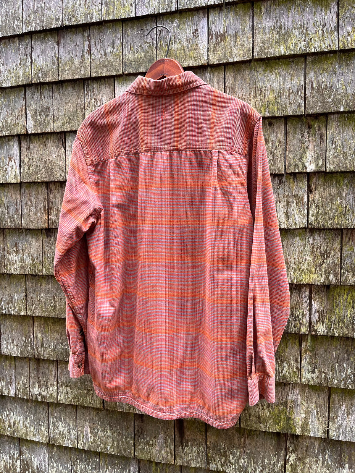 90s The Territory Ahead Ombré Print Corduroy Button Up Shirt (M/L)