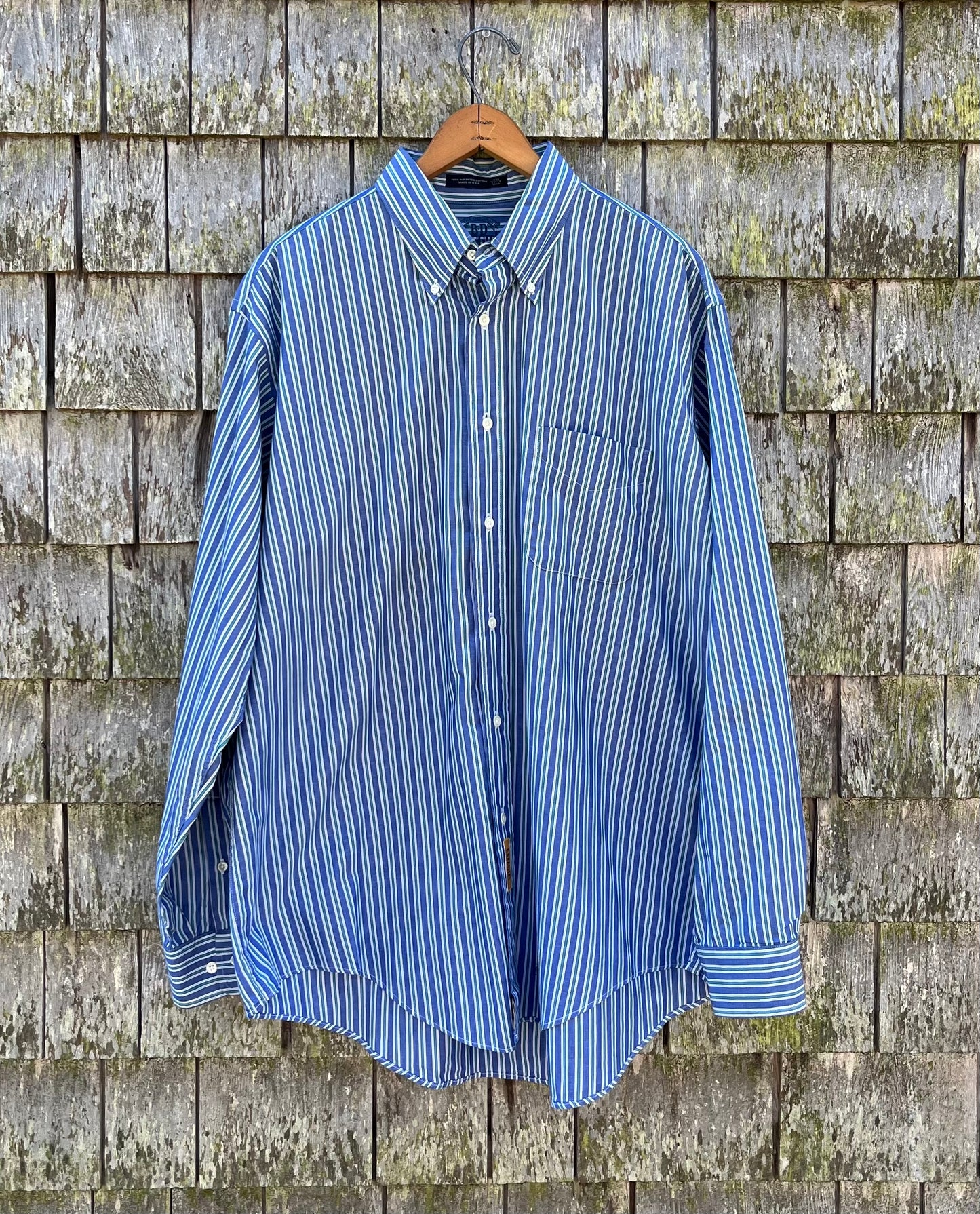 90s BD Baggies Cotton Broadcloth Button Down Shirt (XL)