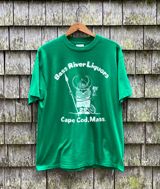 80s Bass River Liquors Yarmouth T-Shirt (M/L)