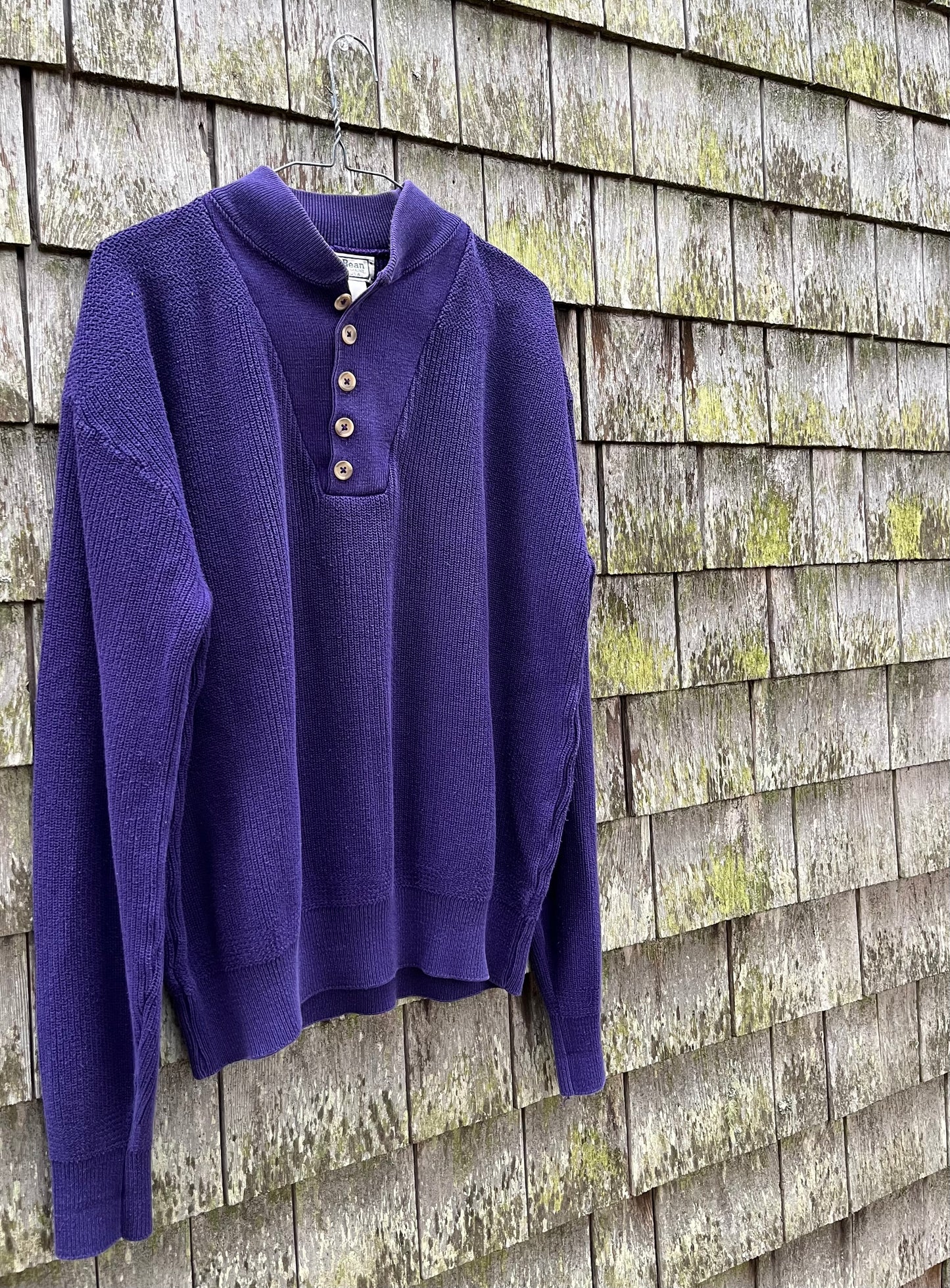 90s L.L. Bean Cotton Fatigue Sweater (XL)