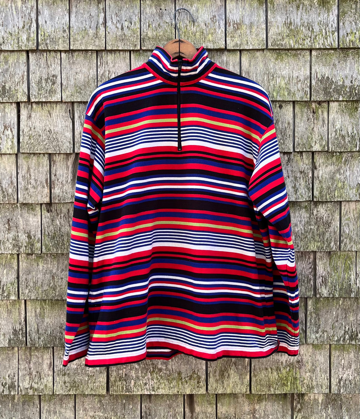 90s J.Crew Cotton Quarter Zip Pullover Shirt (L/XL)