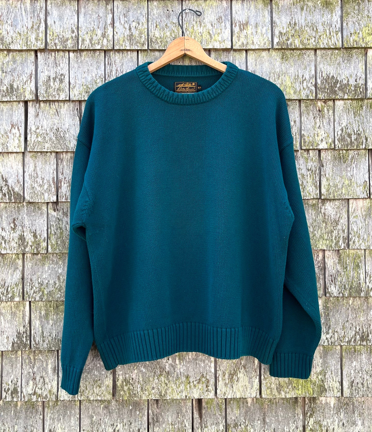 90s Eddie Bauer Crewneck Cotton Knit Sweater (XL)