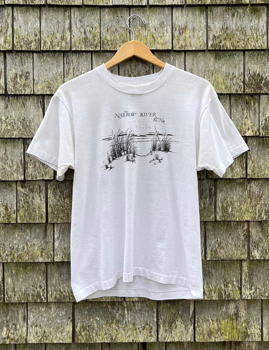 90s Narrow River Run Rhode Island T-Shirt (M)
