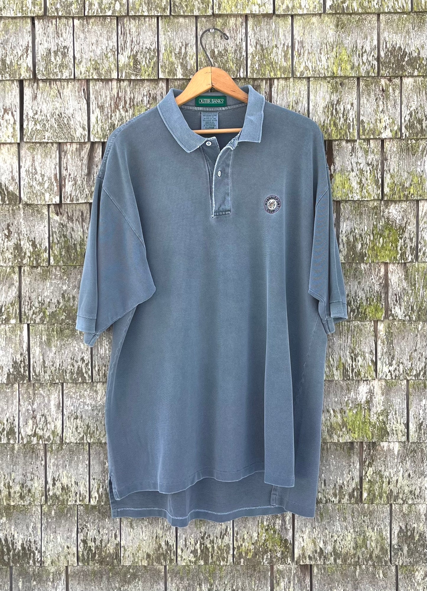 90s Hyannisport Club Garment Dye Polo Shirt (XL)