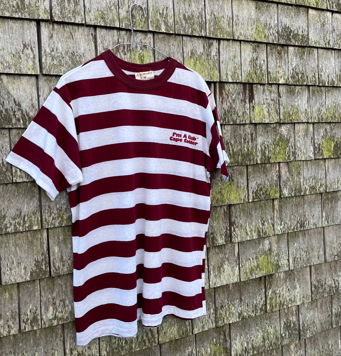 80s Club Cape Codder Falmouth Striped T-Shirt (L/XL)