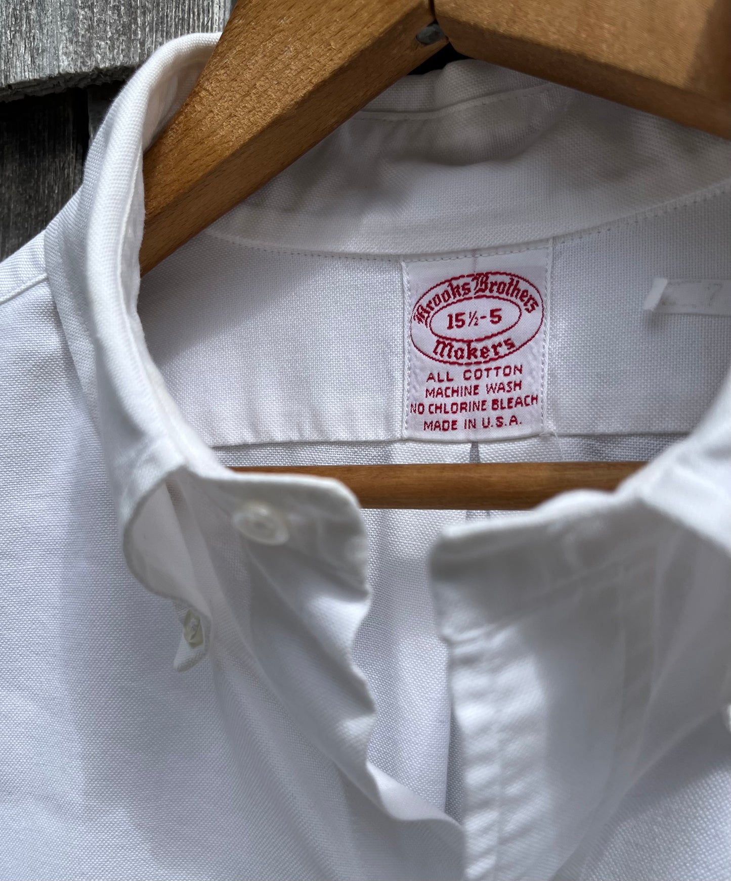 80s Brooks Brothers Makers 6-Button Oxford Cloth Button Down Shirt (15.5-5)