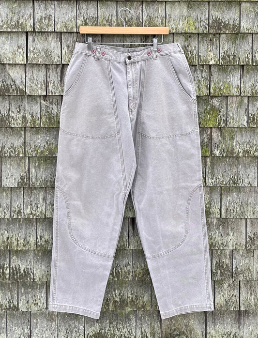 90s Smith & Hawken Cotton Cavas Double Knee Gardening Pants (34/32)