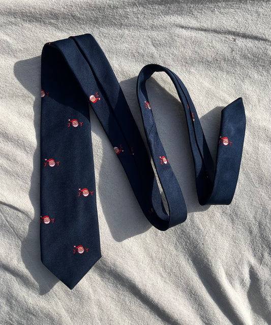 70s Chipp Santa Claus ‘Joy’ Emblematic Neck Tie