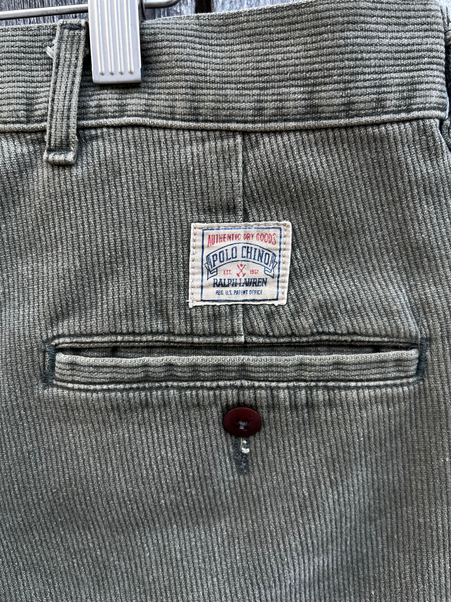 80s Polo Ralph Lauren Fine Wale Corduroy Pants (38/30)