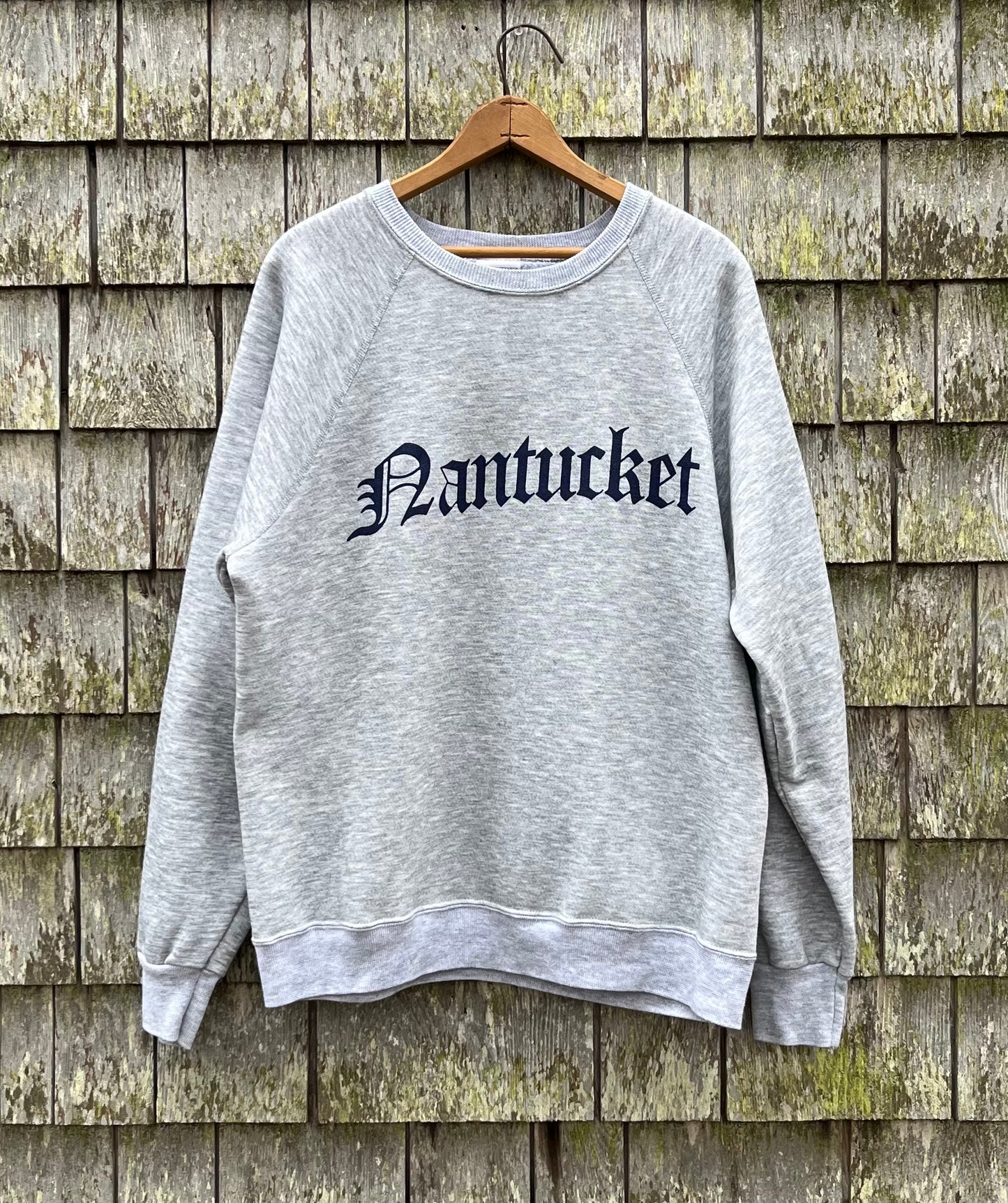 80s Nantucket Raglan Sleeve Crewneck Sweatshirt (L)