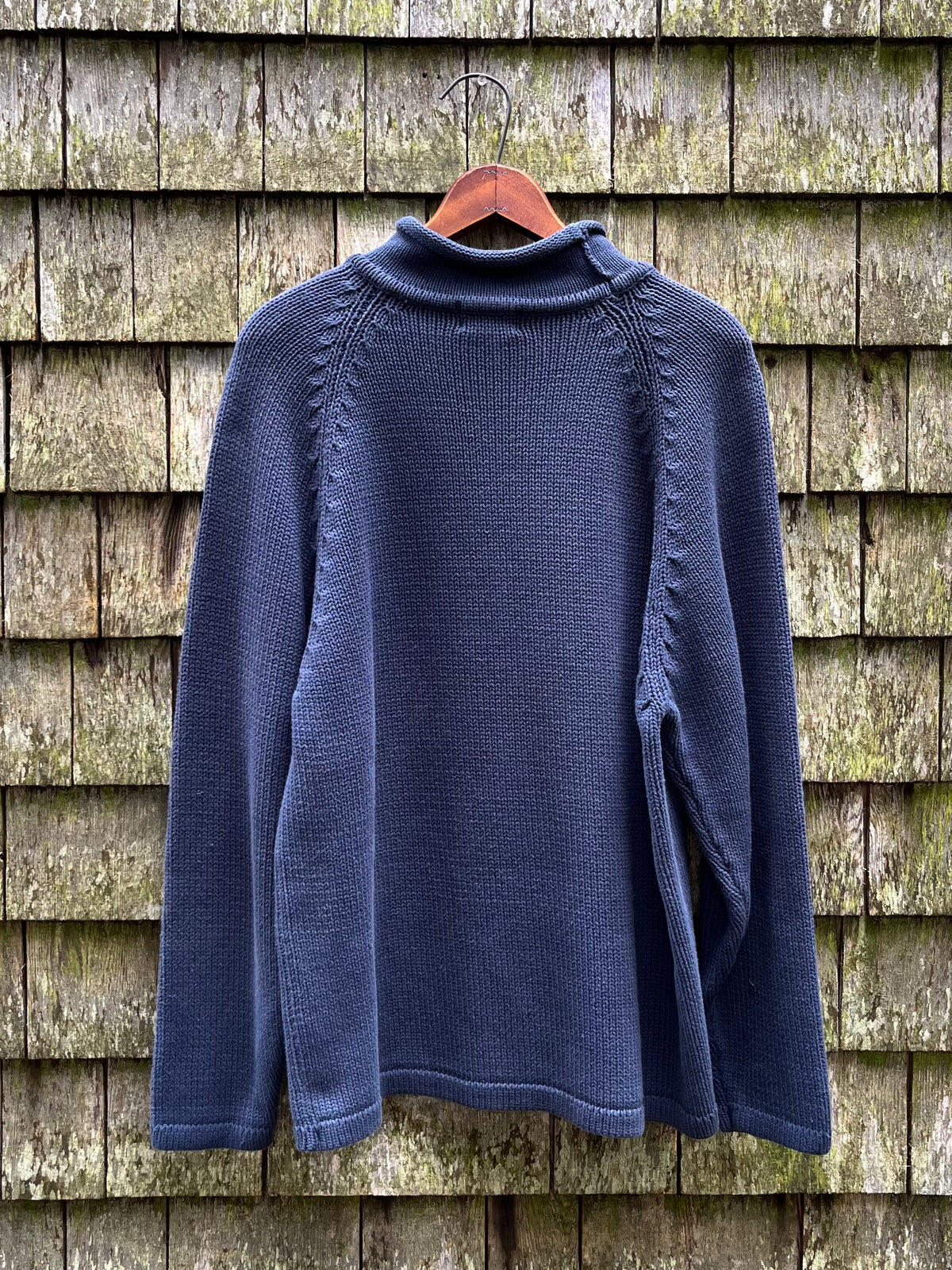 90s J.Crew Rollneck Cotton Knit Sweater (M/L)
