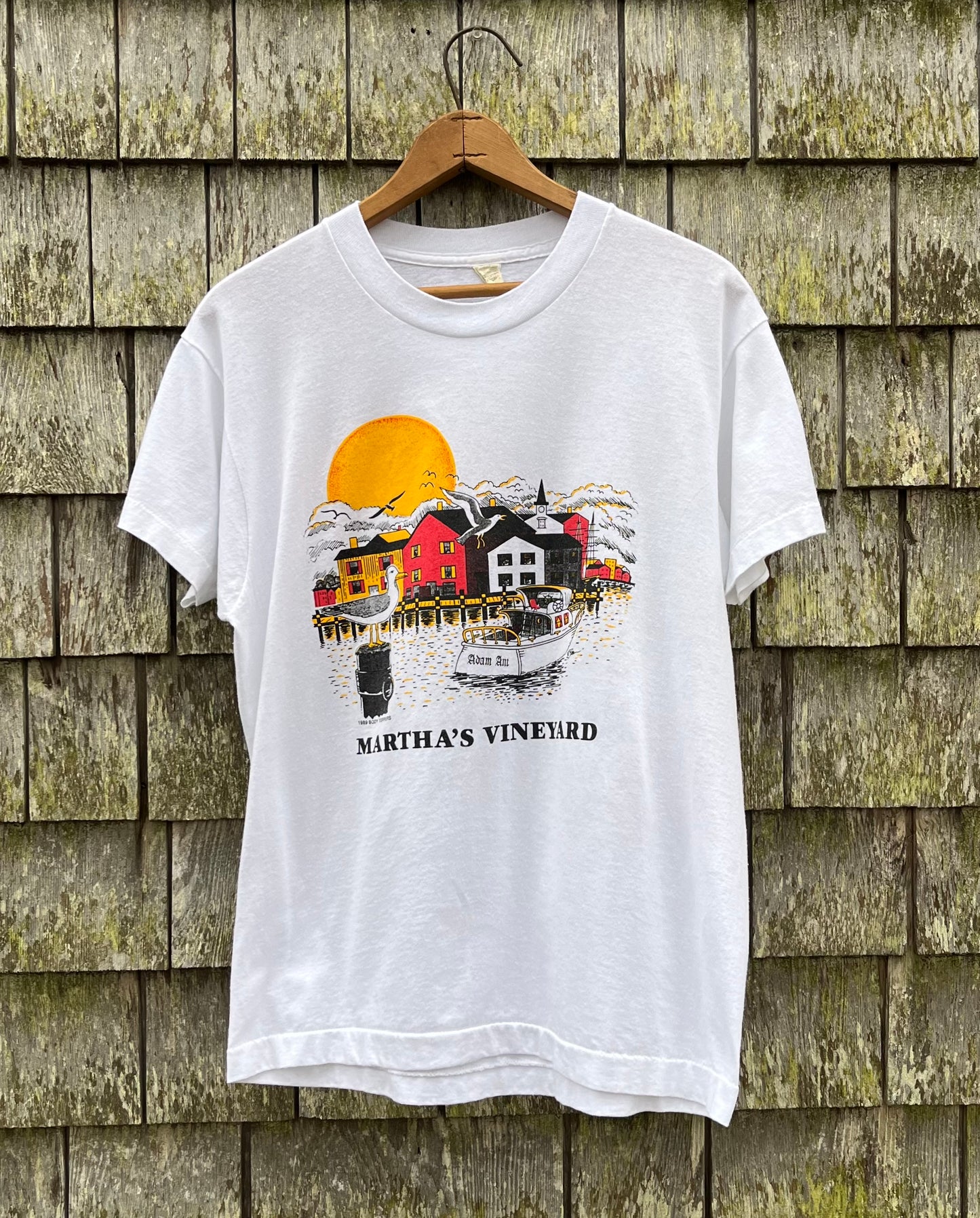 80s Martha’s Vineyard Harbor T-Shirt (M)