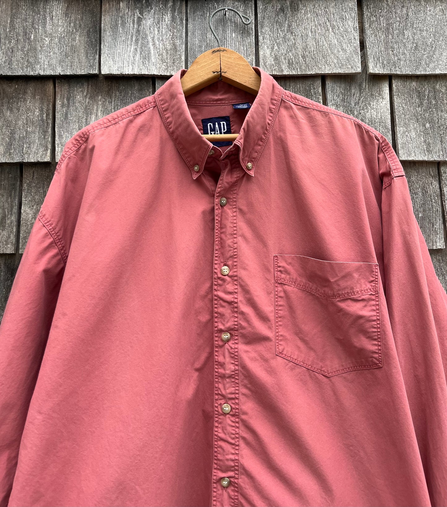 90s GAP Lightweight Cotton Button Down Shirt (XL)