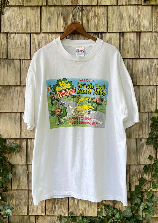 90s Irish Pub West Harwich Road Race T-Shirt (XL)