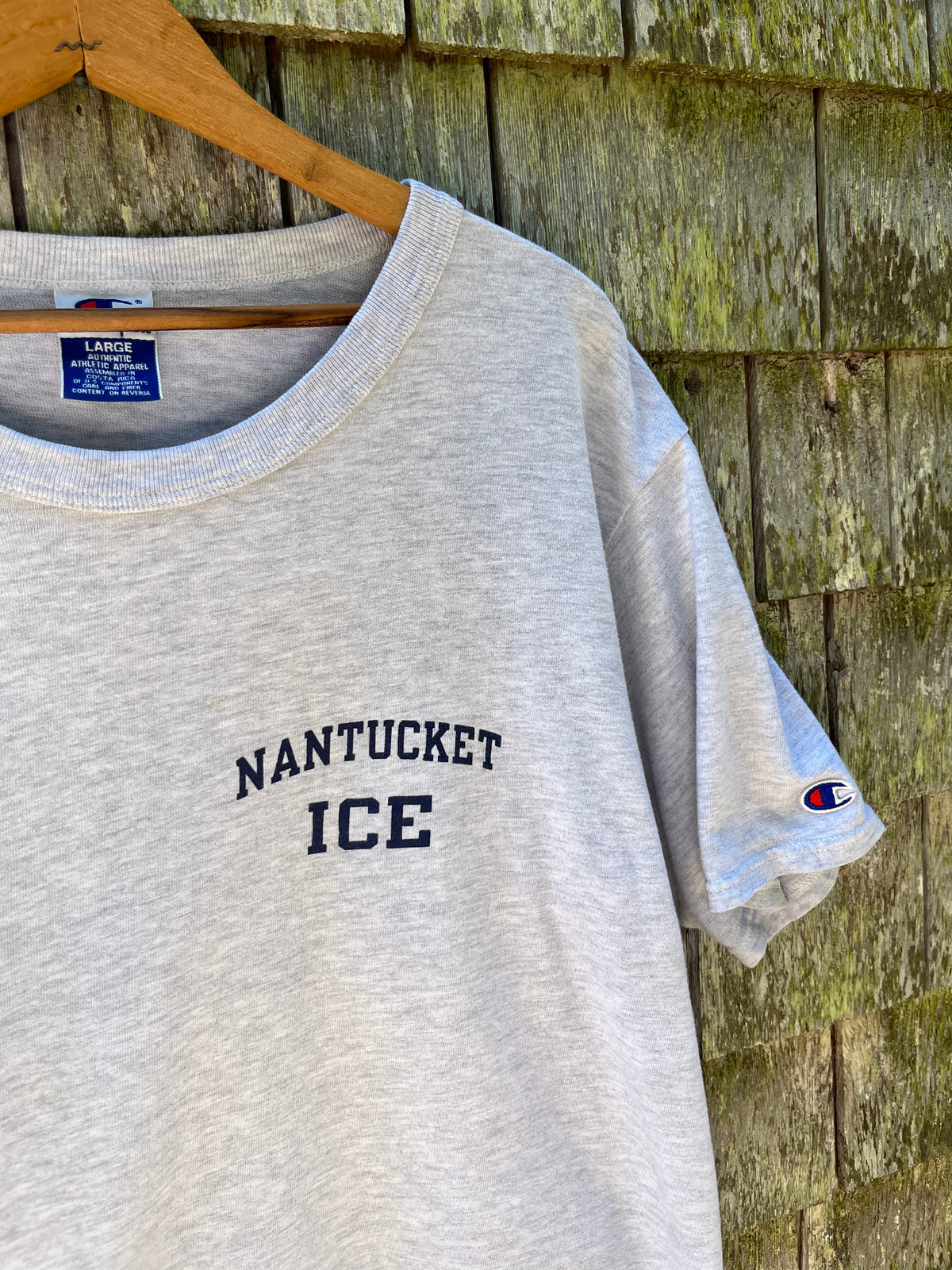 90s Champion Nantucket Ice Hockey T-Shirt (L)