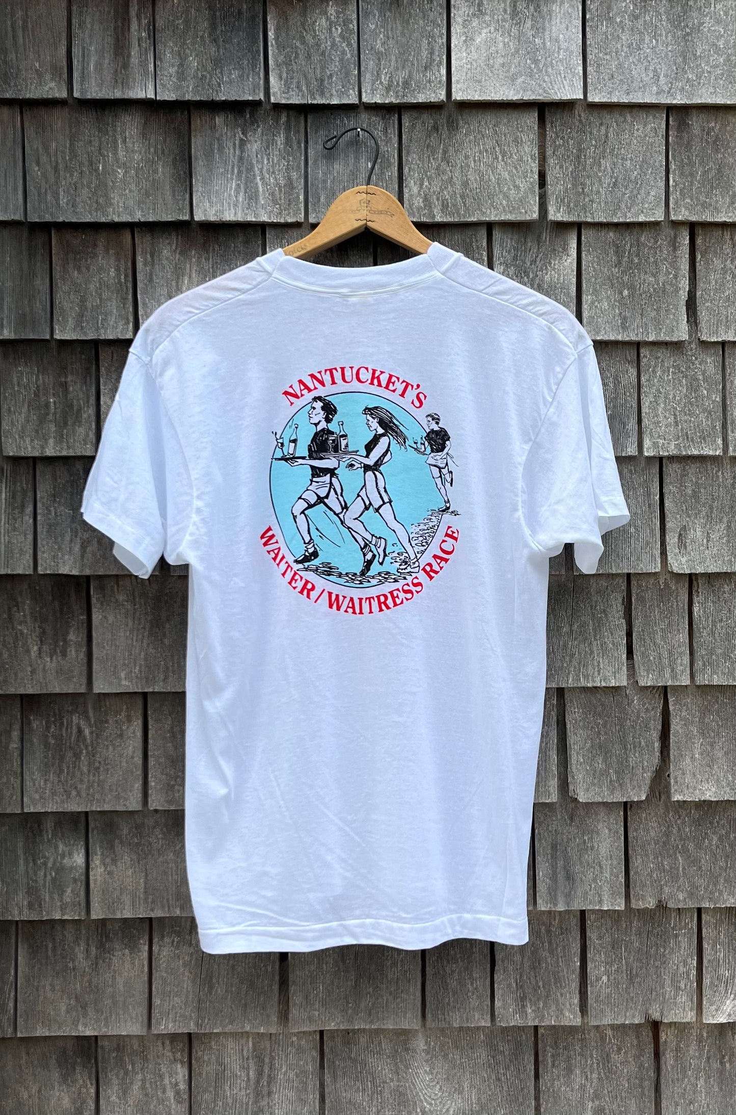 80s Nantucket Summerfest Waiter & Waitress Race T-Shirt (L)