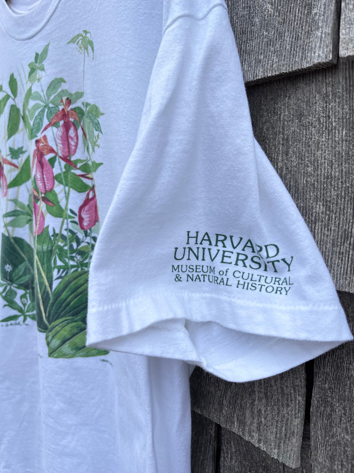 90s Harvard University Museum Lady Slipper T-Shirt
