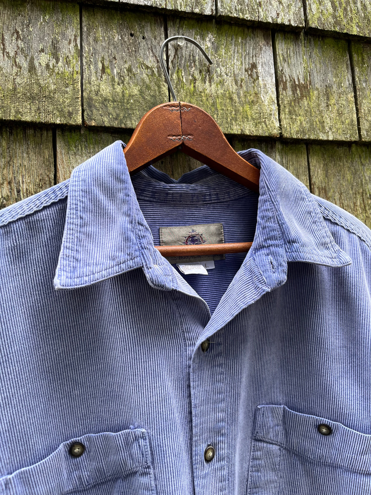 90s The Territory Ahead Corduroy Button Up Shirt (L/XL)