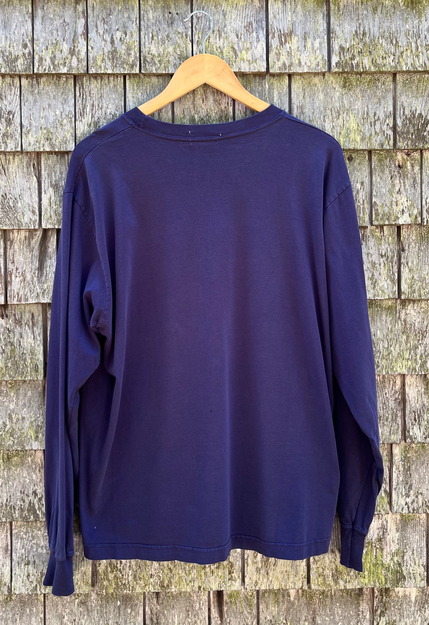 90s J.Crew Long Sleeve Cotton Pocket T-Shirt (L)