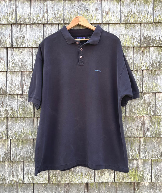 90s Patagonia Cotton Piqué Polo Shirt (XL)