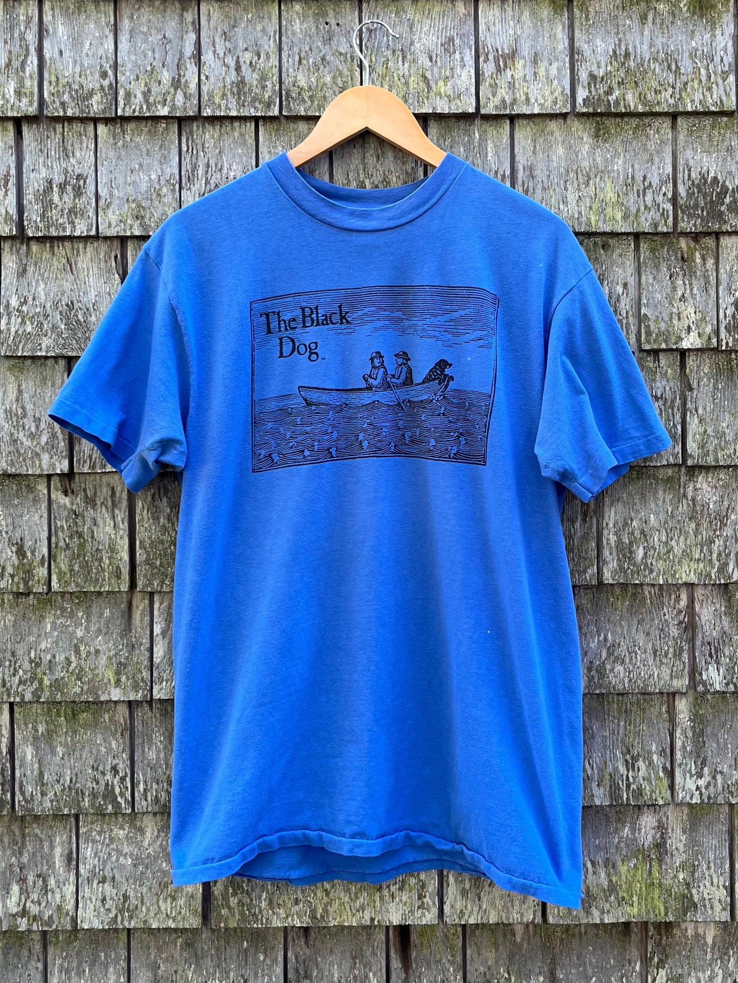90s The Black Dog Martha’s Vineyard Ferryman Logo T-Shirt (L)