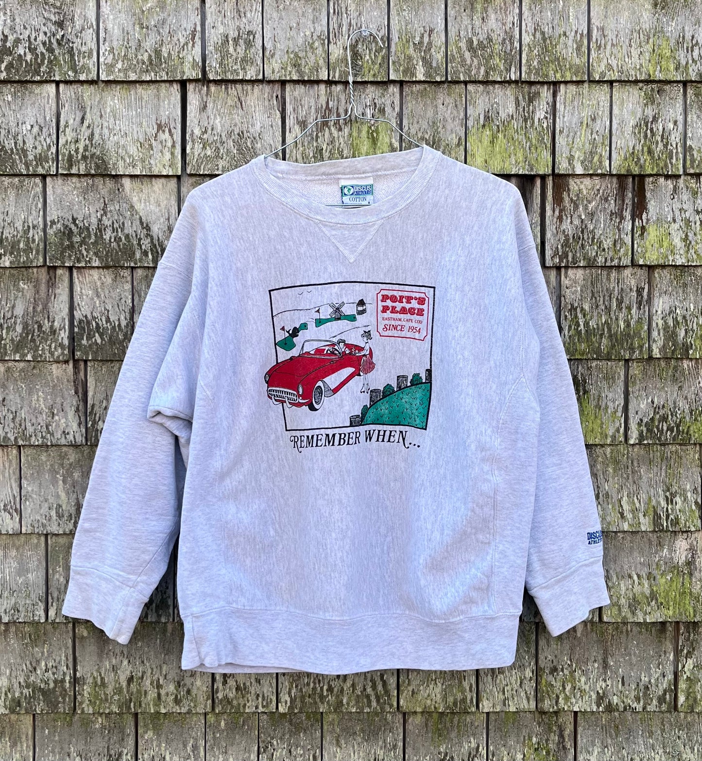90s Poit’s Place Restaurant & Mini Golf Eastham Reverse Weave Crewneck Sweatshirt (L)