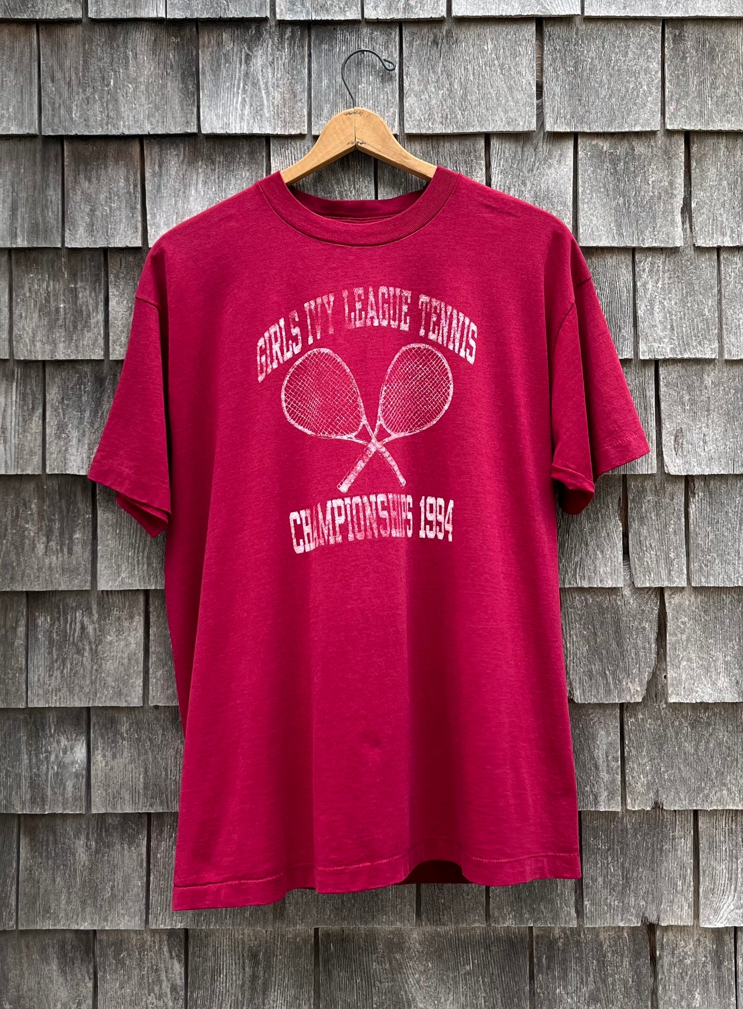 90s Girls Ivy League Tennis Championships T-Shirt (XL)