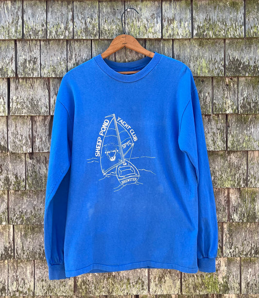 90s Sheep Pond Yacht Club Brewster Long Sleeve T-Shirt (M/L)