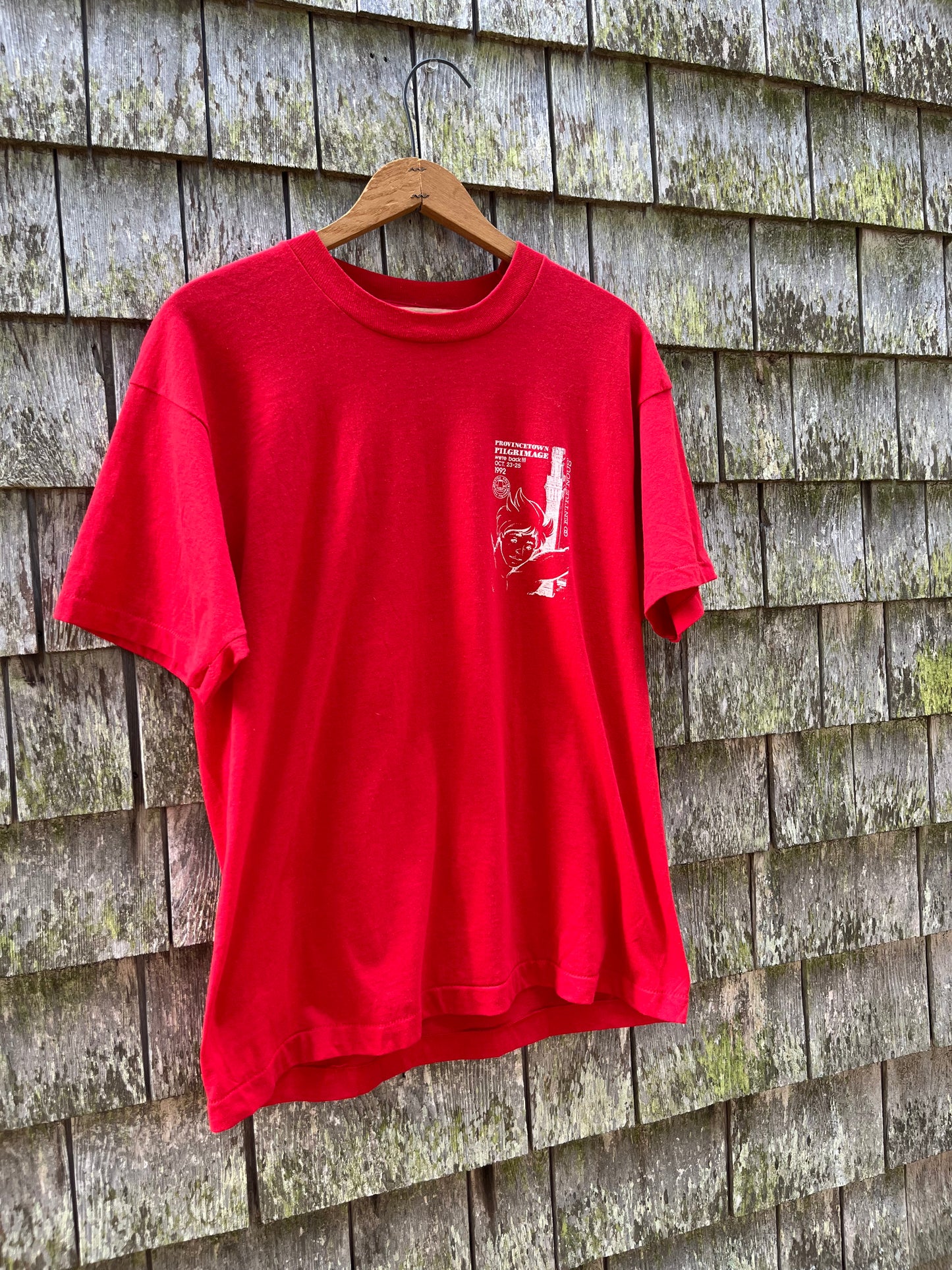 90s Entre Nous Motorcyle Club Provincetown Pilgrimage T-Shirt (M/L)