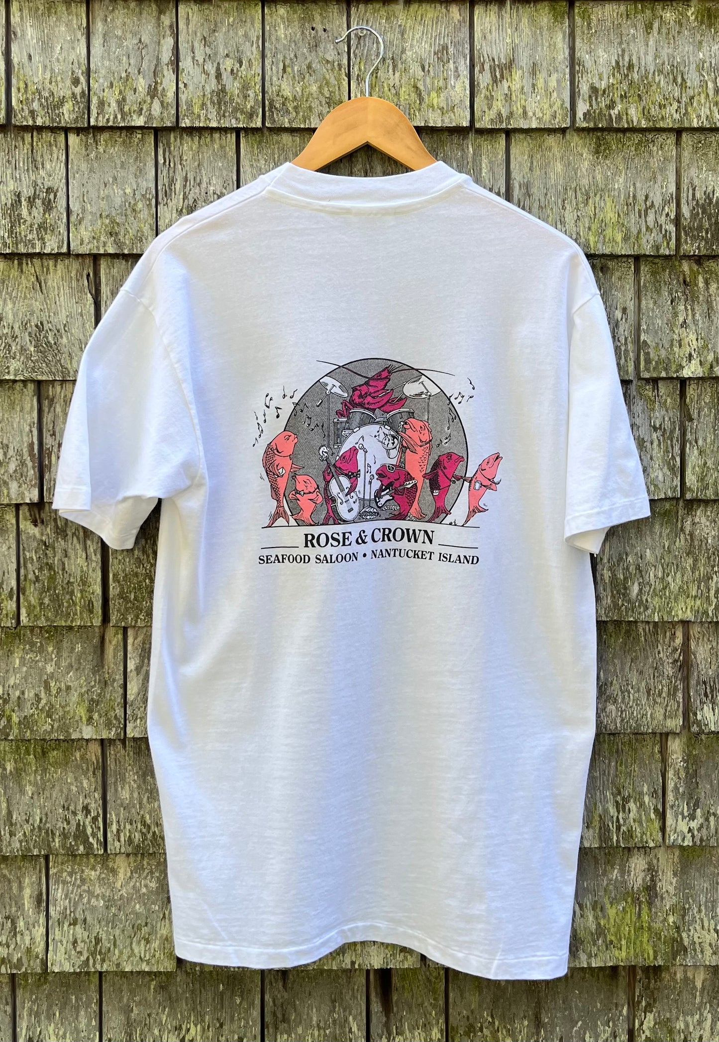 90s The Rose & Crown Seafood Saloon Nantucket T-Shirt (M/L)
