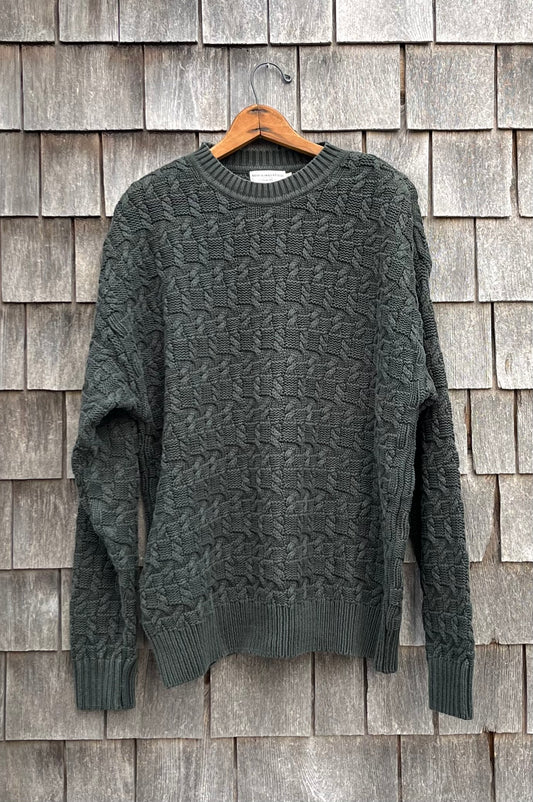 90s Abercrombie & Fitch Broken Cable Knit Sweater (XL)