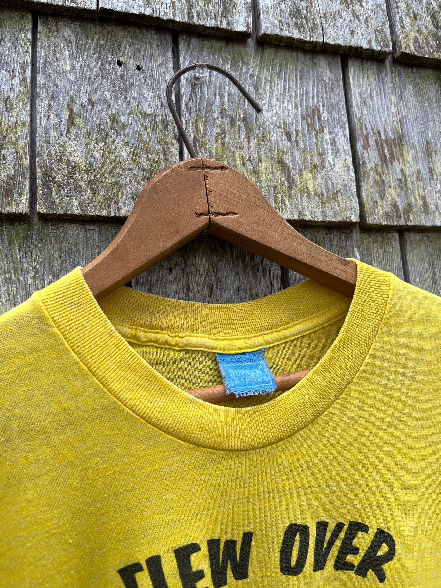 80s ‘I Flew Over Provincetown’ Sightseeing Biplane T-Shirt (XS)