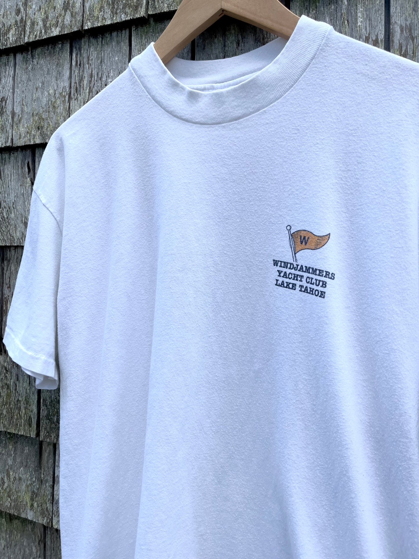 80s World Intergalactic Sailing Beer Can Race Championship Lake Tahoe T-Shirt (L)